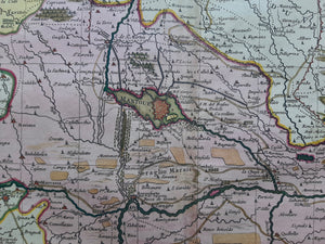 Italië Duchy of Mantua Italy Mantova - Pieter Mortier / Nicolas Sanson - circa 1700