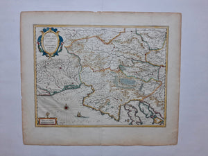 Slovenië Noordwest-Kroatië Noordoost-Italië - WJ Blaeu - ca. 1644