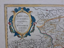 Load image in Gallery view, Slovenië Noordwest-Kroatië Noordoost-Italië - WJ Blaeu - ca. 1644