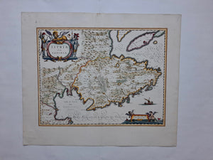 Kroatië Istrië Croatia Istria - J Blaeu - 1640