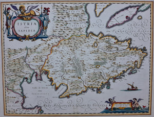 Kroatië Istrië Croatia Istria - J Blaeu - 1640