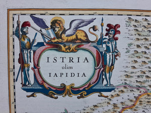 Kroatië Istrië Croatia Istria - J Blaeu - 1640