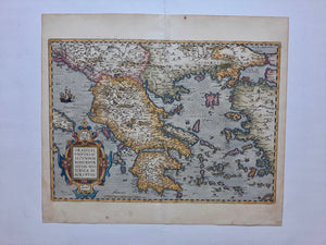 Griekenland Greece - A Ortelius - 1603
