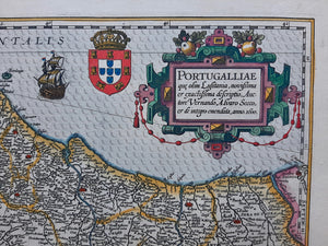 Portugal - B van Doetecum / Mercator-Hondius - 1628