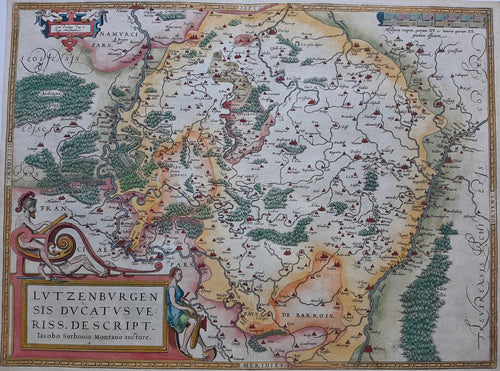 LUXEMBURG - A Ortelius / JB Vrients - 1608