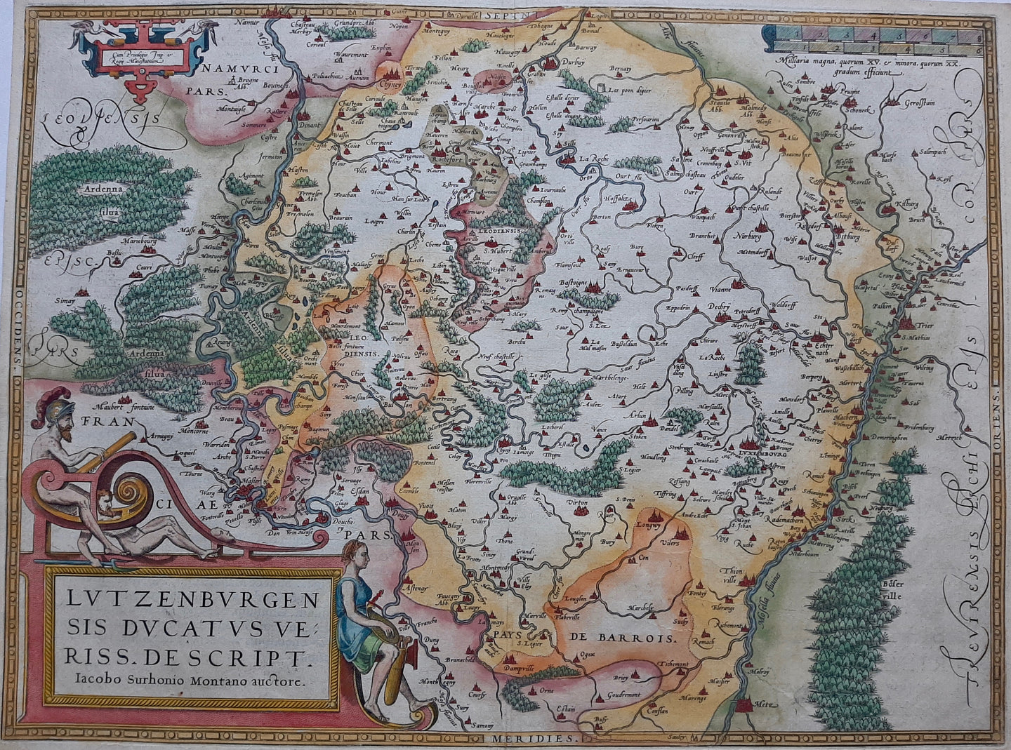 LUXEMBURG - A Ortelius / JB Vrients - 1608