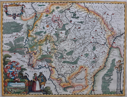 Luxemburg Luxembourg  - P Kaerius - 1622