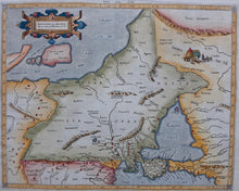 Afbeelding in Gallery-weergave laden, Oost-Europa Rusland Eastern Europe Russia Ukraina Ptolemy map - P Bertius / G Mercator / C Ptolemaeüs - 1618