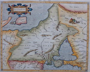 Oost-Europa Rusland Eastern Europe Russia Ukraina Ptolemy map - P Bertius / G Mercator / C Ptolemaeüs - 1618