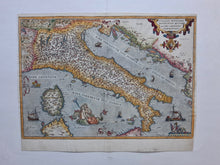 Load image in Gallery view, Italië - A Ortelius - 1579