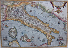 Load image in Gallery view, Italië - A Ortelius - 1579