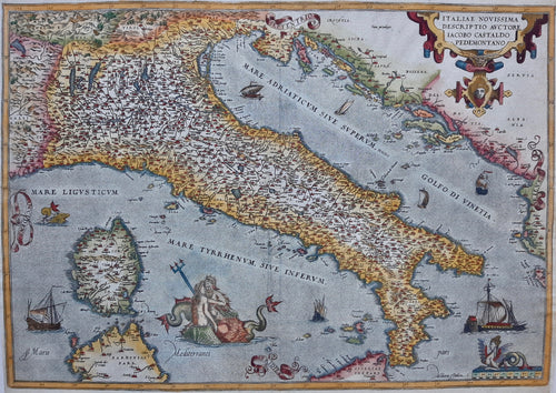 Italië - A Ortelius - 1579