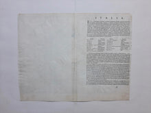 Load image in Gallery view, Italië - A Ortelius - 1579
