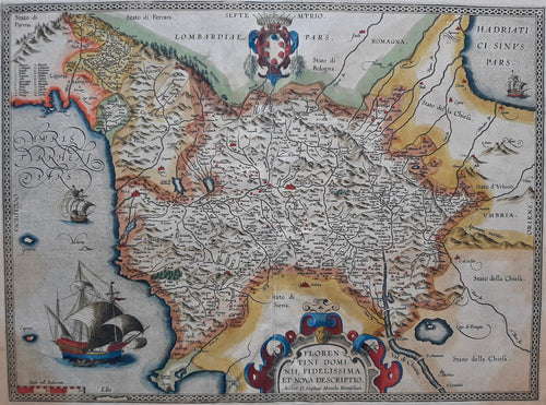 Italië Florence Italy Firenze Tuscany - Abr Ortelius / JB Vrients - 1602