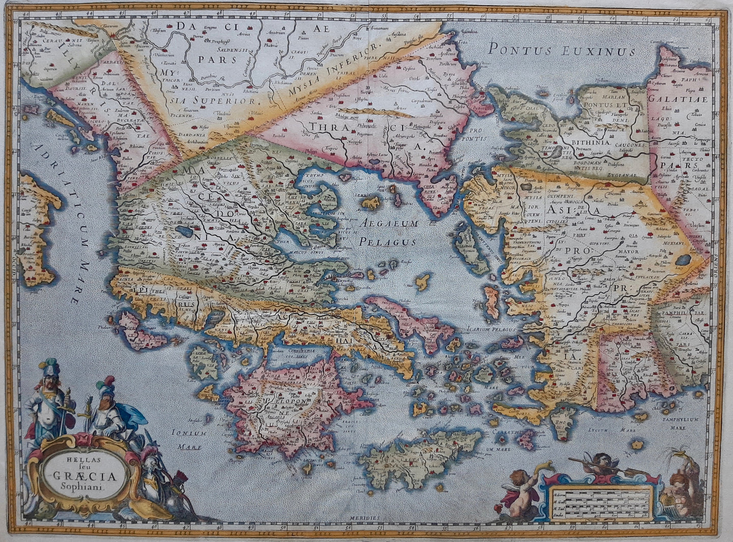Griekenland Greece - J Janssonius - 1652