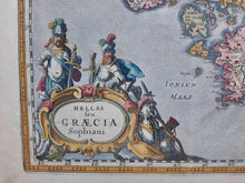 Load image in Gallery view, Griekenland Greece - J Janssonius - 1652
