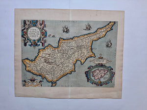 Cyprus - A Ortelius - 1592