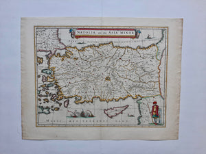 Turkije Turkey - W en J Blaeu - circa 1640