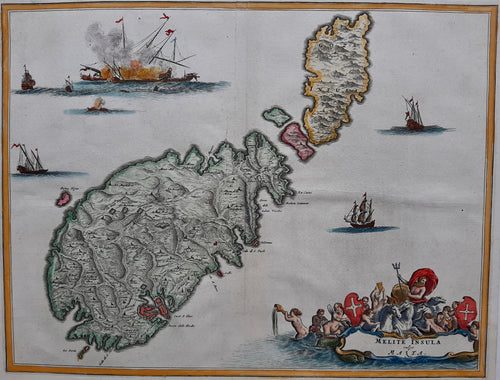 Malta Gozo - O Dapper / J van Meurs - 1676