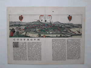 Duitsland Coburg Germany - J Janssonius - 1657
