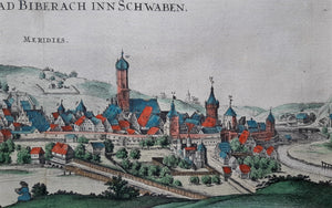 Duitsland Biberach Ravensburg Germany - J Janssonius - 1657