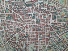 Load image in Gallery view, Italië Bologna Stadsplattegrond in vogelvluchtperspectief - G Braun &amp; F Hogenberg - 1588