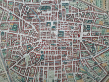 Afbeelding in Gallery-weergave laden, Italië Bologna Stadsplattegrond in vogelvluchtperspectief - G Braun &amp; F Hogenberg - 1588