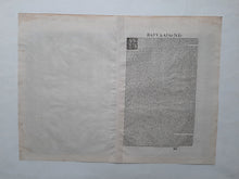 Load image in Gallery view, Italië Bologna Stadsplattegrond in vogelvluchtperspectief - G Braun &amp; F Hogenberg - 1588