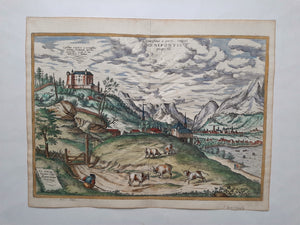 Oostenrijk Innsbruck - G Braun & F Hogenberg - 1623