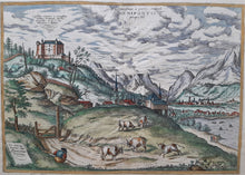 Afbeelding in Gallery-weergave laden, Oostenrijk Innsbruck - G Braun &amp; F Hogenberg - 1623