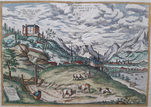 Oostenrijk Innsbruck - G Braun & F Hogenberg - 1623