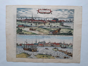 Denemarken Kopenhagen - G Braun & F Hogenberg - 1588