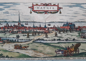 Denemarken Kopenhagen - G Braun & F Hogenberg - 1588