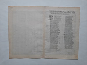 België Luik in vogelvluchtperspectief Belgium Liège - G Braun & F Hogenberg - 1572