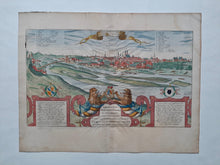 Afbeelding in Gallery-weergave laden, DUITSLAND München Aanzicht op de stad - G Braun &amp; F Hogenberg - 1617