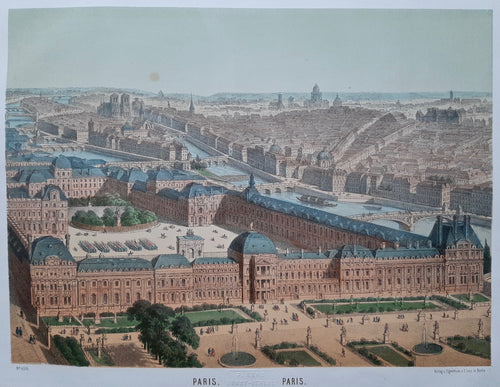 Frankrijk Parijs Louvre France Paris - F Lenz - ca 1860