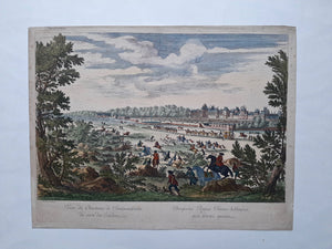 Frankrijk Fontaineblaeu Kasteel Fontaineblaeu France - Israel Silvestre - ca 1675