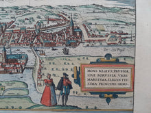 Afbeelding in Gallery-weergave laden, Letland Riga Latvia Rusland Kaliningrad (Königsberg) Russia - G Braun &amp; F Hogenberg - 1588
