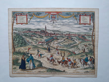 Load image in Gallery view, Spanje Sevilla Aanzicht - G Braun &amp; F Hogenberg - 1623