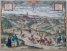 Afbeelding in Gallery-weergave laden, Spanje Sevilla Aanzicht - G Braun &amp; F Hogenberg - 1623