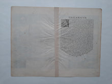 Load image in Gallery view, Italië Tricarico Aanzicht in vogelvluchtperspectief - G Braun &amp; F Hogenberg - 1618