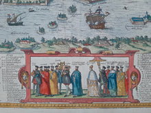Afbeelding in Gallery-weergave laden, Italy Venetië Venice bird&#39;s-eye view - G Braun &amp; F Hogenberg - 1575