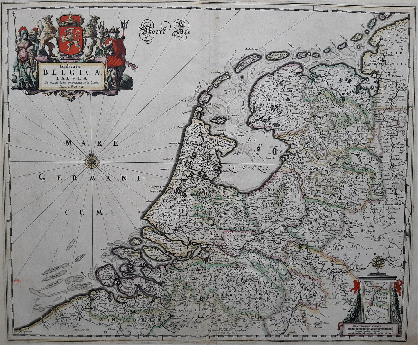 7 provinciën - F de Wit - ca. 1668