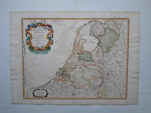 7 provinciën - G de L'Isle / Philippe Buache - 1745