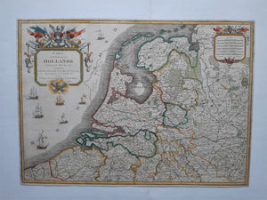 7 provinciën Map of the Seven United Provinces - P Longchamps - 1793