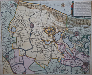 Rijnland, Amstelland en aangrenzende gebieden met Den Haag, Haarlem en Gouda - P Bruinsz / CJ Visscher / P van der Aa - 1724