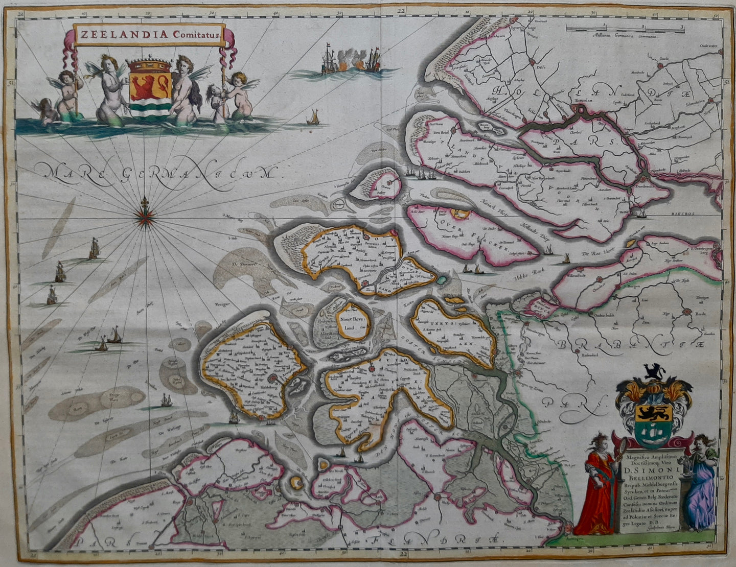Zeeland - Joan en Willem Jansz Blaeu - 1662