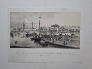 Amsterdam IJ Oude Jachthaven Nieuwe Stadsherberg - CF Stemler - 1871