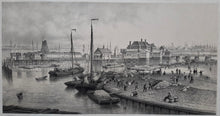 Afbeelding in Gallery-weergave laden, Amsterdam IJ Oude Jachthaven Nieuwe Stadsherberg - CF Stemler - 1871