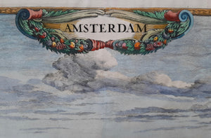 Amsterdam Aanzicht vanaf het IJ - Frederick de Wit - ca. 1685